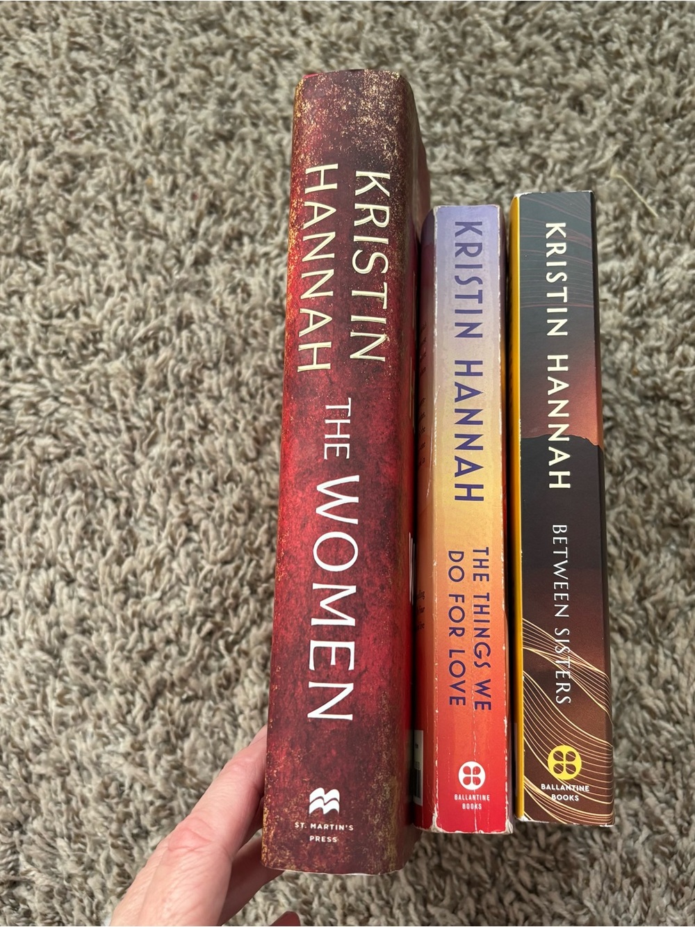 Kristin Hannah The Women Hardcover - Red